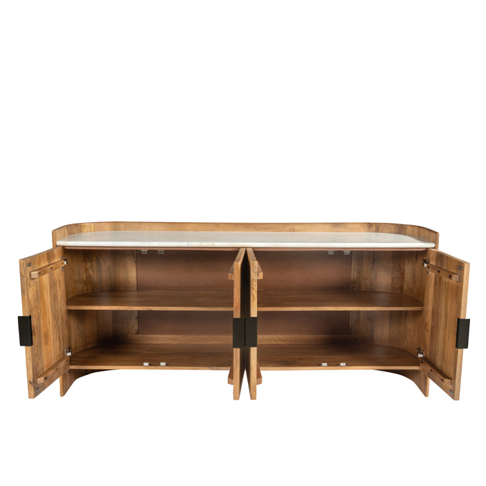 Liberta-Maison Organic Bitter Boufes 4PORTES Karudi Lefko 165x45x75cm 05-0817