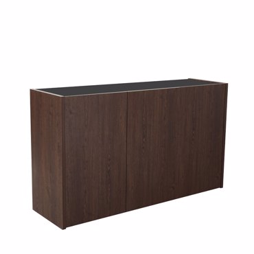 Liberta - Maison NUEZ Μπουφές Καρυδί/Μαύρος με 3 Πόρτες 156x45x85cm 05-0823