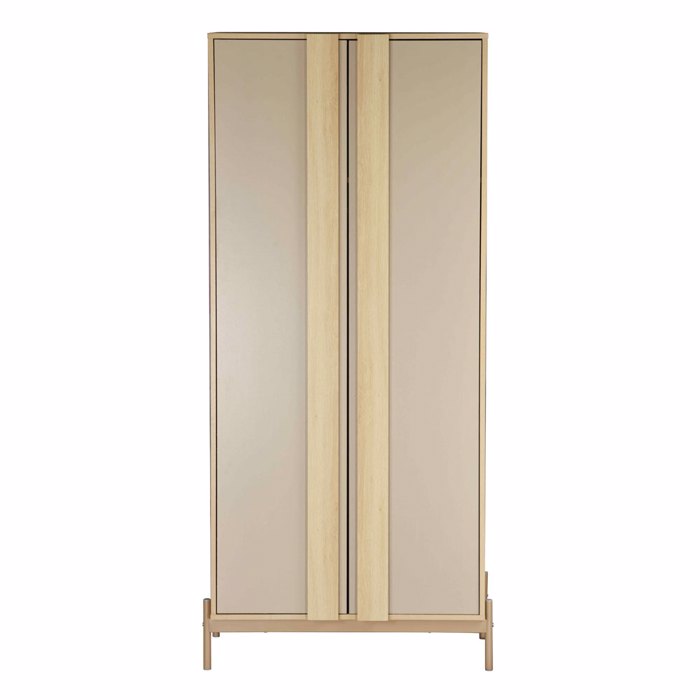 Liberta - Maison CAPPUCCINO Ntoulapa me 2 Portes Latte/Sonoma 84.6x50x185cm 06-0125
