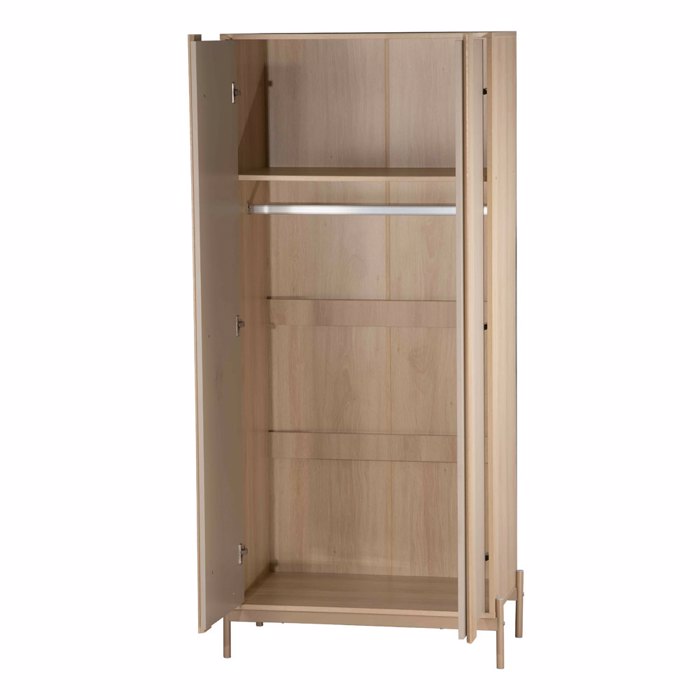 Liberta - Maison CAPPUCCINO Ntoulapa me 2 Portes Latte/Sonoma 84.6x50x185cm 06-0125