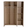 Liberta - Maison CAPPUCCINO Ntoulapa me 3 Portes Latte/Sonoma 140x52x180cm 06-0126