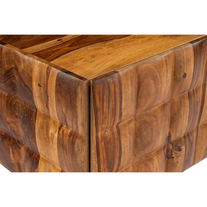 Liberta-Maison Chocolat TV Stand 2PORTES Karudi 162x42x54cm 08-0009
