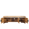 Liberta-Maison Organic Bitter TV Stand 2PORTES Karudi Lefko 147x45x50cm 08-0010