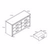 Liberta - Maison DODO Komota Oak Skouro 132x45x75cm 09-0936