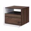 Liberta - Maison DOBLE Komodino Karudi/Lefko me 1 Porta 46x40x43cm 09-2047