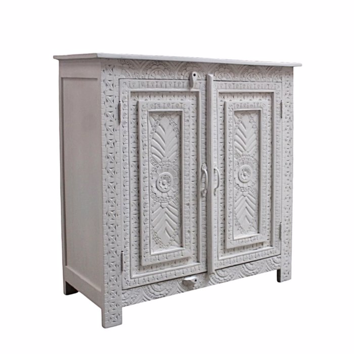 Liberta-Maison Ios Komota 2PORTES Off White 95x42x95cm 09-2091