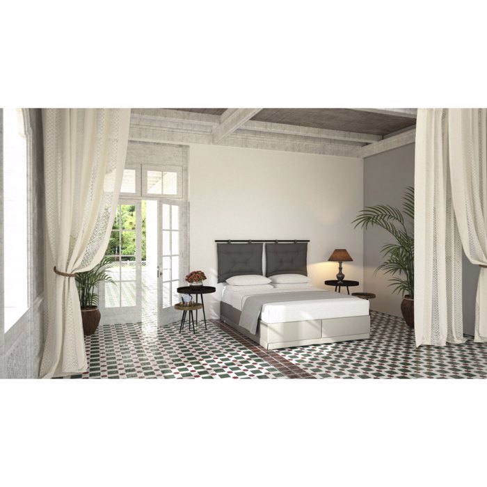 Liberta - Maison INTERNO Basi me Apothikeftiko Xoro Off White 16-950 160x200x34cm 09-2107