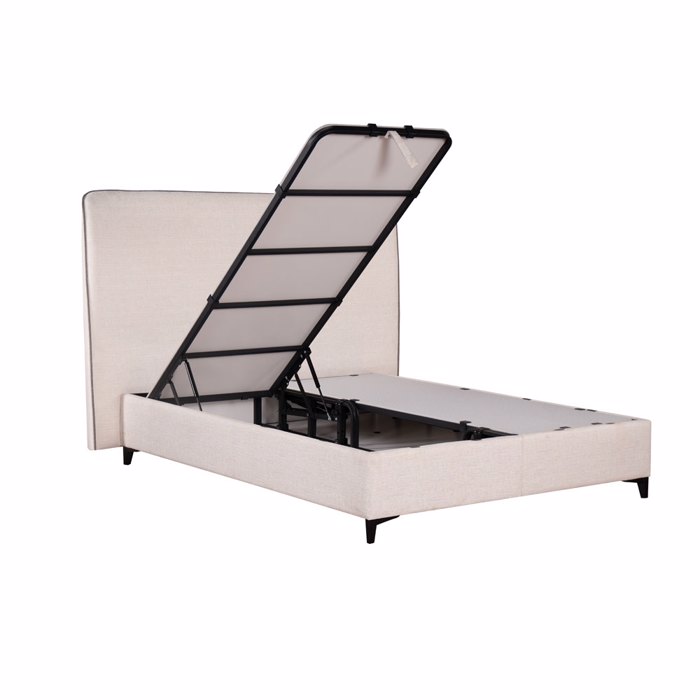 Liberta - Maison COLOMBO Krebati me Apothikeftiko Xoro Off White 06-900 (Ga Stroma 160x200cm) 210x170x120cm 09-2117