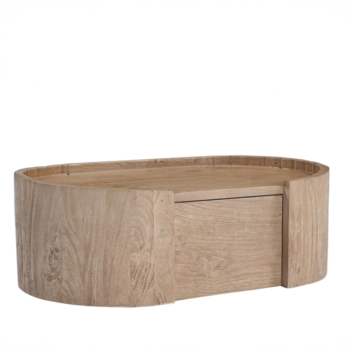Liberta-Maison Minimal Komodino Kremasto Kafe 60x35x20cm 09-2169