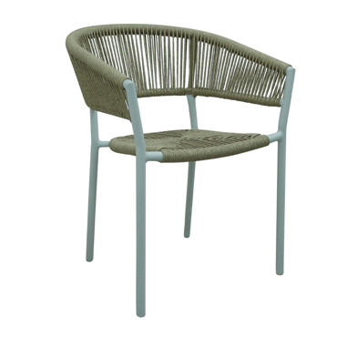Liberta - Maison BREEZE Καρέκλα Λευκή/Φυσική 56x60x78cm 22-0297