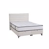 Liberta - Maison UTOPIA Krebati me Apothikeftiko Xoro kai Stroma White Smooth 06-900 207x160x115cm 40-0055