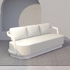 Liberta - Maison TORRE Set Saloni Exoterikou Xorou Off White 198x81x66cm 49-0006
