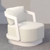 Liberta - Maison TORRE Set Saloni Exoterikou Xorou Off White 198x81x66cm 49-0006