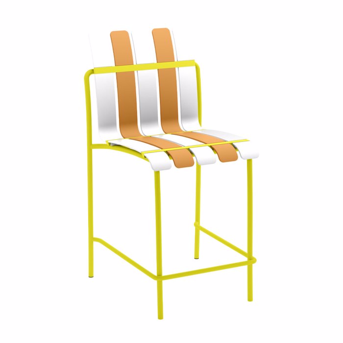 Liberta - Maison KIOSK Skampo Bar Lefko/Portokali 54x49x110cm 58-0001
