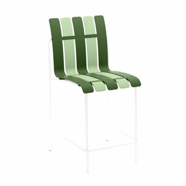 Liberta - Maison KIOSK Σκαμπό Bar Λαδί/Χακί 54x49x110cm 58-0002