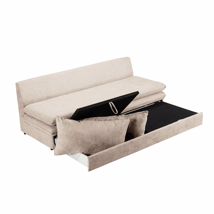 Liberta - Maison GIRASOLE Trithesios Kanapes Krebati Beige 200x87x90cm 71-0227