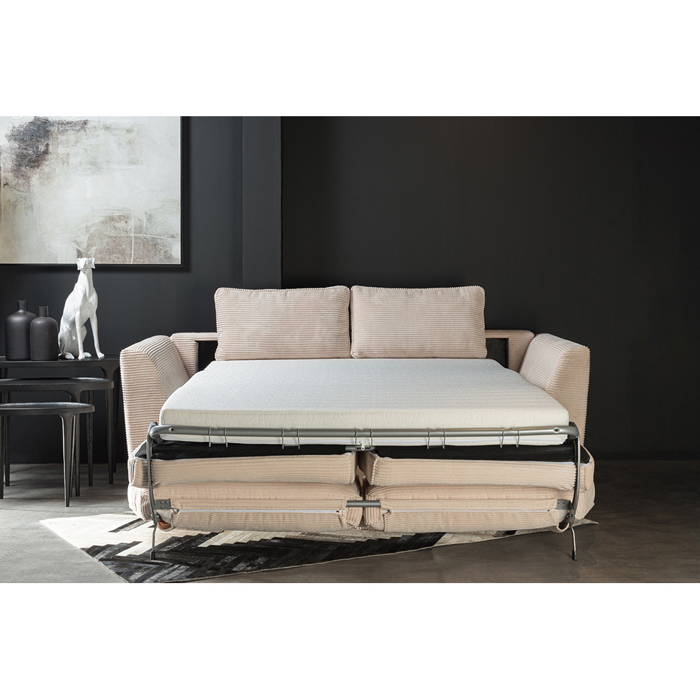 Liberta-Maison Cocoon Kanapes Krebati 3ThESIOS Beige Lincoln D 03 208x94x92cm 71-0432