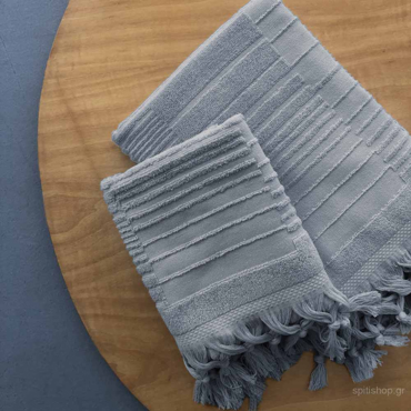 Palamaiki Πετσέτα Λουτρού Bath Towel Collection Collection 70X140 Baker Grey