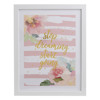 Inart Pinakas Xulinos 'Dreaming' Lefkos Roz 30X2.5X40 3-90-763-0022