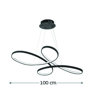 INLIGHT FOTISTIKO OROFIS LED ALOuMINIOu MAuRO 56W 4200Lm/3000K 6150