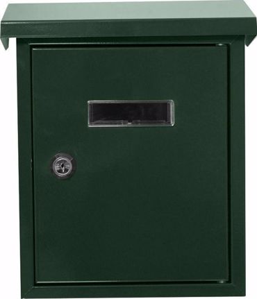 Import Hellas Γραμματοκιβώτιο Μεταλλικό Πράσινο 19x6x25.5cm TX-082 GREEN