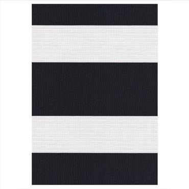 ZS206 Double Ρόλερ Ρυθμιζόμενης Σκίασης 'Zebra' Μαύρο