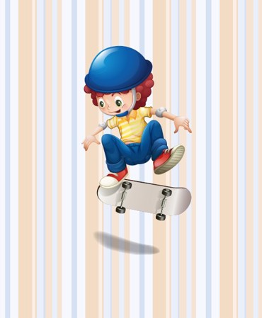 ΡΟΛΕΡ ΜΕ ΨΗΦΙΑΚΗ ΕΚΤΥΠΩΣΗ 'ΑΓΟΡΙ ΜΕ SKATEBOARD' E151