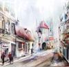 ROLER ME PsIFIAKI EKTuPOSI 'WATERCOLOR CITY' E282