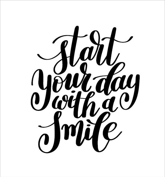 Roler me Psifiaki Ektuposi 'Start Your Day With A Smile' E585