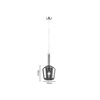 Inlight Kremasto Fotistiko apo Fime Gyali 1xE27 F18x36cm (4079)