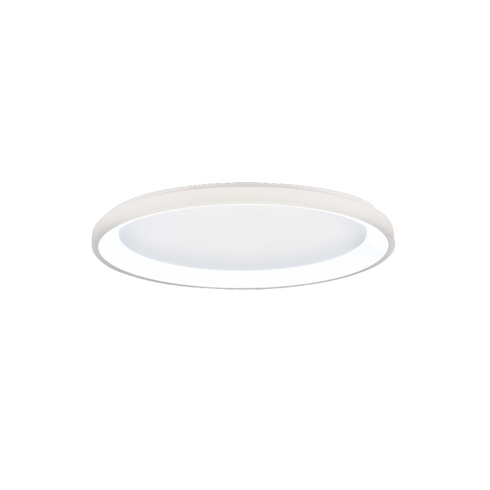 Inlight Plafoniera Orofis LED 38W 3CCT apo Lefko Metallo kai Akruliko F80x5cm (42044-A-White)