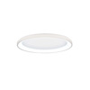 Inlight Plafoniera Orofis LED 28W 3CCT apo Lefko Metallo kai Akruliko F80x5cm (42044-B-White)
