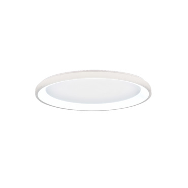 Inlight Πλαφονιέρα Οροφής LED 28W 3CCT από Λευκό Μέταλλο και Ακρυλικό Φ80x5cm (42044-B-White)