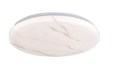 InLight Πλαφονιέρα Οροφής LED 36W 4CCT από Λευκό Ακρυλικό Φ50cm (42050-Α-Λευκό)