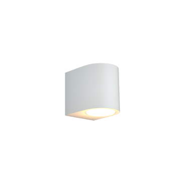 ItLighting Απλίκα Εξωτερικού Χώρου 'Powell' 1xGU10 Λευκή 9x8cm 80200224
