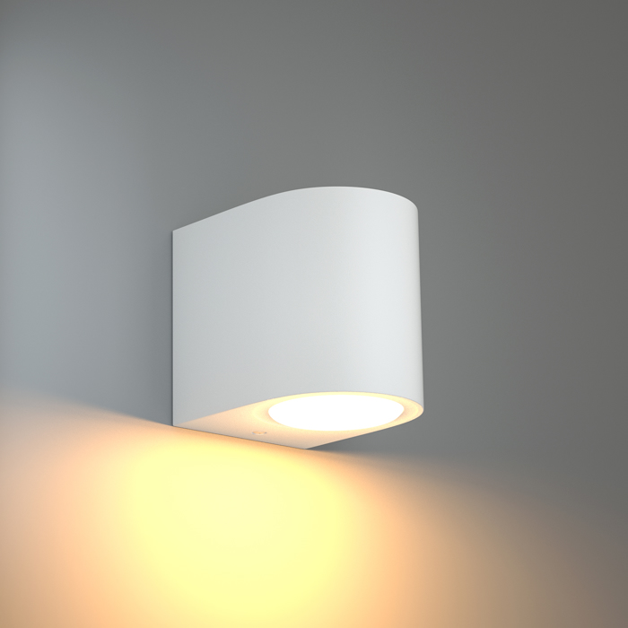ItLighting Aplika Exoterikou Xorou 'Powell' 1xGU10 Lefki 9x8cm 80200224