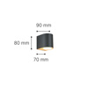 ItLighting Aplika Exoterikou Xorou 'Powell' 1xGU10 Lefki 9x8cm 80200224