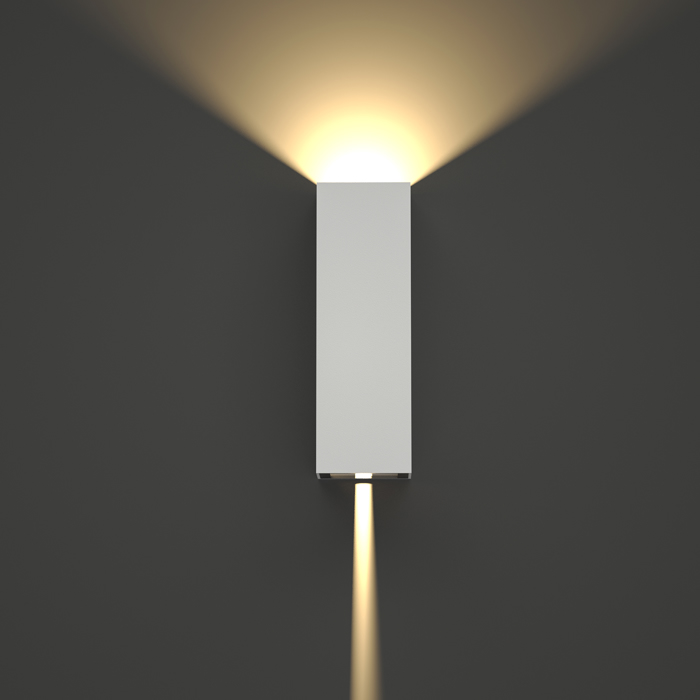ItLighting Aplika Toixou Lefki Up-Down 'Lanier' LED 5W/3000K me Ruthmizomeni Desmi 12x4.1cm 80201021