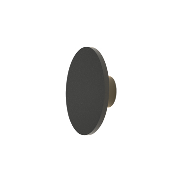 it-Lighting Απλίκα Τοίχου Geneva LED 8W 3CCT Εξωτερικού Χώρου Ανθρακί Φ17x5.5cm (80201140)