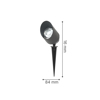 it-Lighting Fotistiko Jay -LED 7W 3000K Exoterikou Xorou Anthraki (80600211)