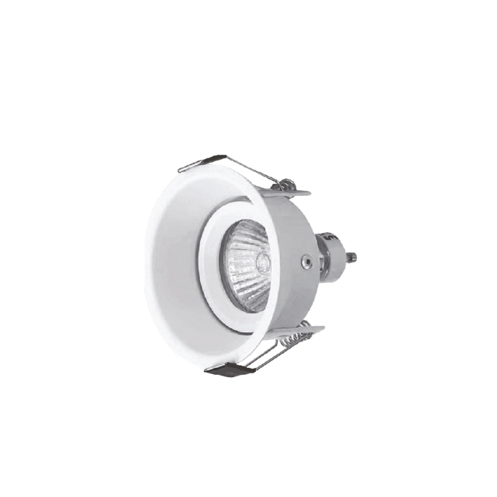 Inlight Downlight Spot GU10 se Lefki Apoxrosi 8cm (X0010-White)