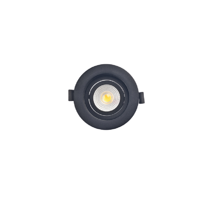 Inlight Downlight Spot GU10 se Mavri Apoxrosi 10cm (X00300B)