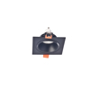 Inlight Downlight Spot GU10 se Mavri Apoxrosi 9.3x9.3cm (X00320B)