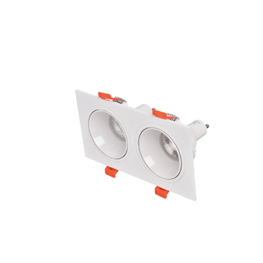 Inlight Downlight Σποτ GU10 σε Λευκή Απόχρωση 9.3x15cm (X00330W)