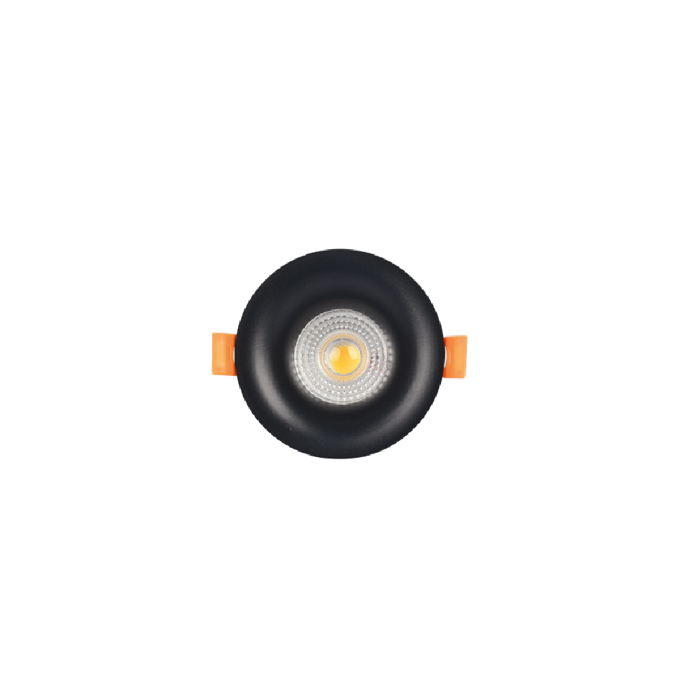 Inlight Downlight Spot GU10 se Mavri Apoxrosi 6cm (X00340B)