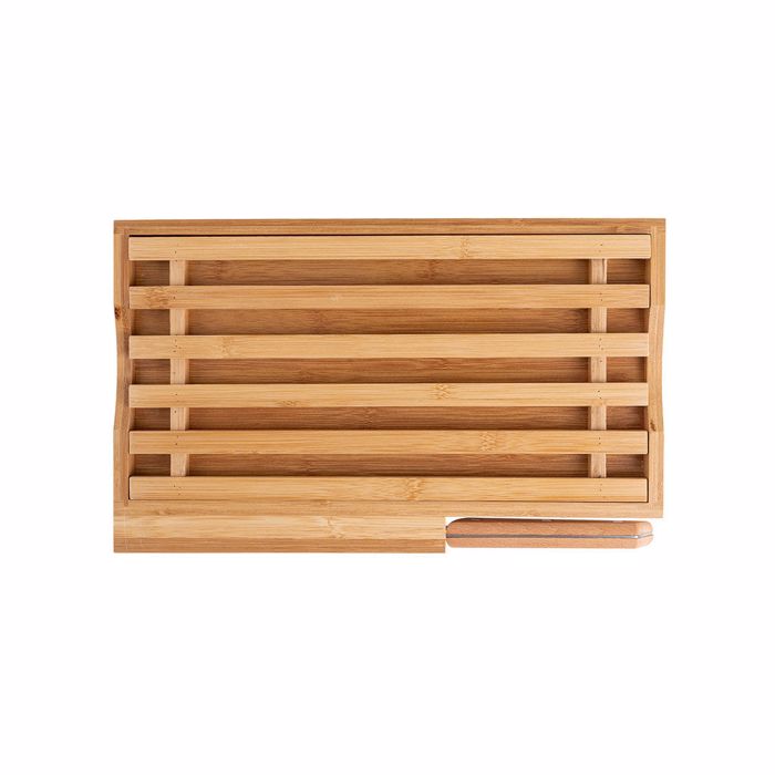 ESTIA Set Epifaneia Kopis me Maxairi psomiou Bamboo Essentials 35.5x22x3.5cm 01-12946