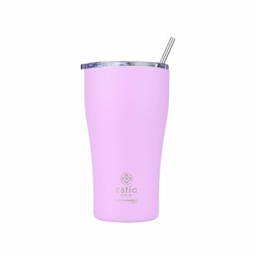 Estia Θερμός Coffee Mug SAVE THE AEGEAN 500ml Lavender Purple 01-23195