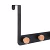Estia Kremastra Portas Tripli Metalliki Mavri 02-18269