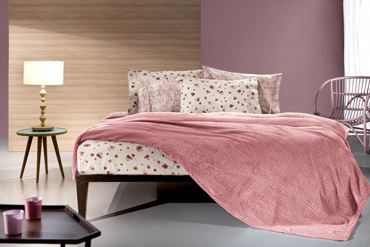 Guy Laroche Κουβέρτα Rombus Coral Μονή 160x220εκ