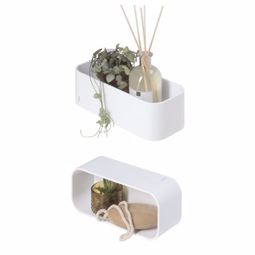 Tiger 2-Store Επιτοίχιο Ράφι 25 cm White 1500010146